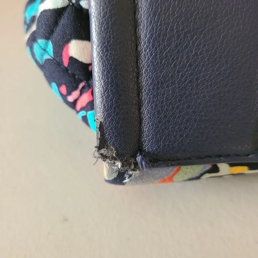 vera bradley RARE butterfly flutter double handle travel laptop bag retired